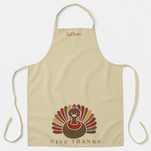 Fun Thanksgiving Turkey Personalized Holiday Schort (Voorkant)