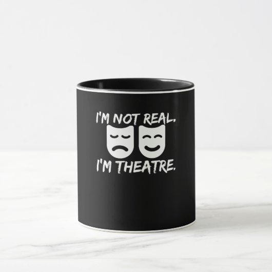 Fun Theatermaskers Gift for Actor Producer Directo Mok (Midden)