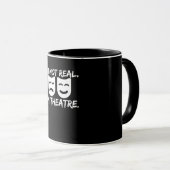 Fun Theatermaskers Gift for Actor Producer Directo Mok (Voorkant rechts)