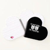 Fun Theatermaskers Gift for Actor Producer Directo Notitieboek (Binnen)