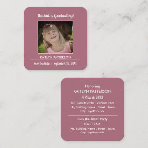 Fun "This Kind" Photo, Graduation Party Ticket