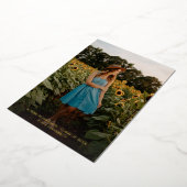 Fun Three Photo Folie Afstuderen Aankondiging (Gedraaid)