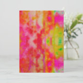 Fun Tie Dye Hartelijk dank Feestdagenkaart (Staand voorkant)