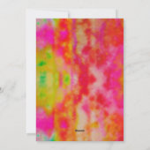 Fun Tie Dye Hartelijk dank Feestdagenkaart (Achterkant)
