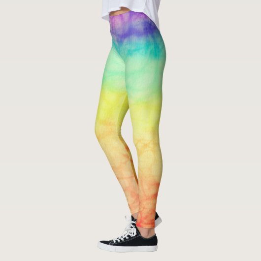 Fun Tie Dye Rainbow Yoga Leggings (Links)