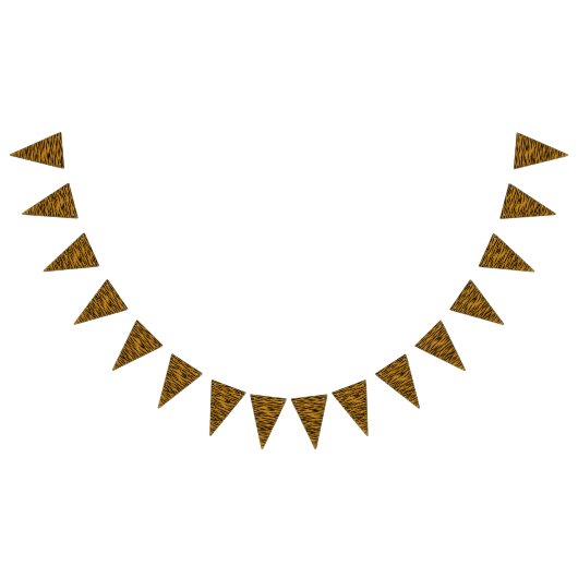 Fun Tiger Print Vlaggetjes (Alle)