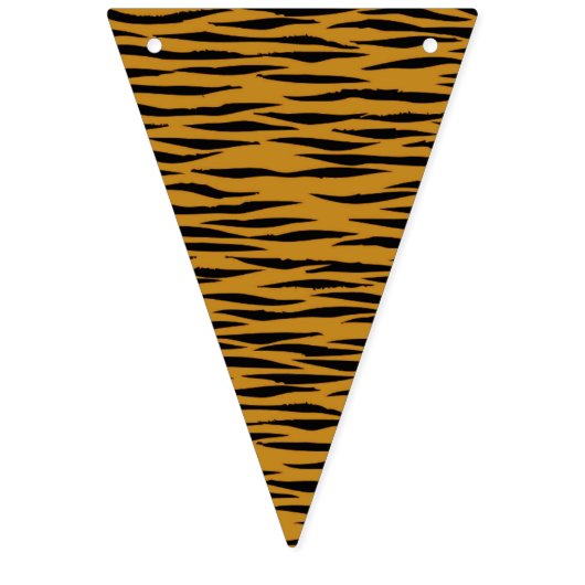 Fun Tiger Print Vlaggetjes (Eerste vlag)