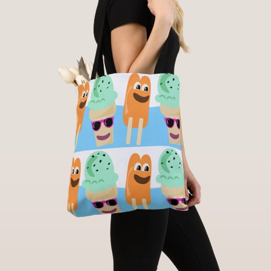 Fun-tijdbehandelingen, bevroren tote bag (Dichtbij)