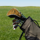 Fun Tijger Aangepaste Naam Dierenprint Golfheadcover (Insitu)