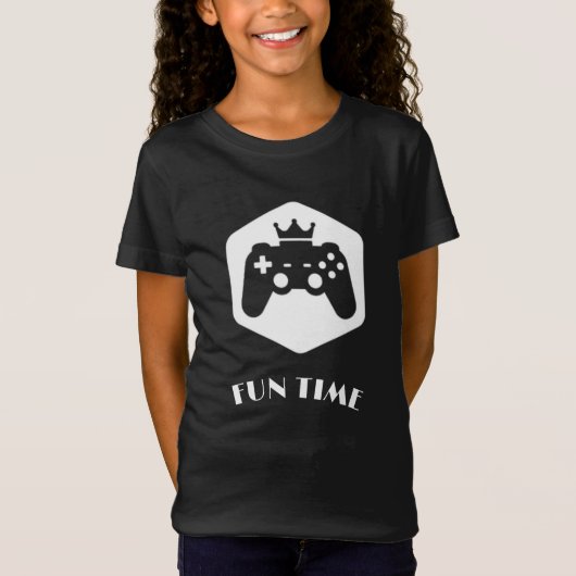 FUN TIME Fijne Jersey T-shirt (Voorkant)