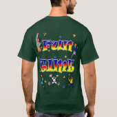 FUN TIME Mannen basic T-shirt (Achterkant)