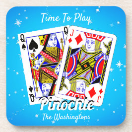 Fun Time to Play Pinochle Bier Onderzetter