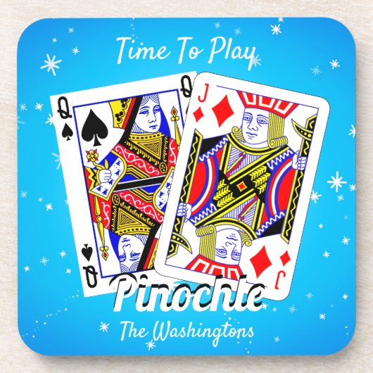 Fun Time to Play Pinochle Bier Onderzetter (Voorkant)