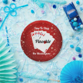 Fun Time to Play Pinochle    Papieren Bordje (Feest)