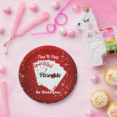 Fun Time to Play Pinochle    Papieren Bordje (Feest)