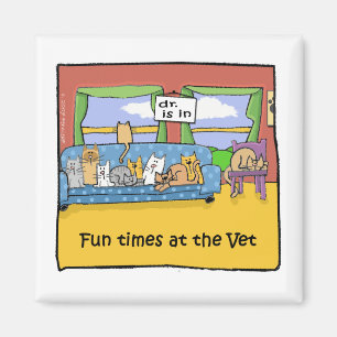 Fun Times bij de dierenarts Magneet