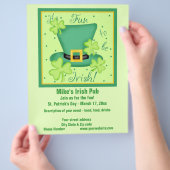 Fun to be Irish Business Promotion Custom Flyer (Hand)