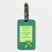 Fun to be Irish St. Patrick's Name Personalized Bagagelabel (Achterkant verticaal)