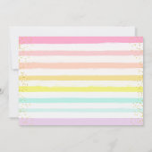 Fun to be One Girls 1ste verjaardag Rainbow-foto Kaart (Achterkant)