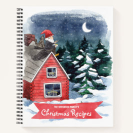 Fun Tomten Swedish Kerstmis Recipe Book Notitieboek