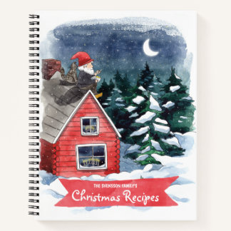 Fun Tomten Swedish Kerstmis Recipe Book Notitieboek