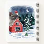 Fun Tomten Swedish Kerstmis Recipe Book Notitieboek (Achterkant)