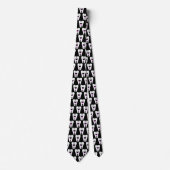 Fun Tooth Necktie of Stropdas w/ Happy, glimlachen (Voorkant)
