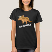Fun Torosaurus Dinosaur T-shirt (Voorkant)