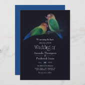 Fun Tortelduifjes Weddenschap Kaart (Voorkant / Achterkant)