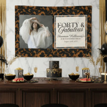 Fun Tortoise Birthday Forty and Fabulous Photo