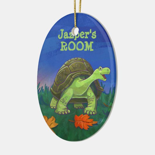Fun Tortoise Personalized Room Ornament (Links)
