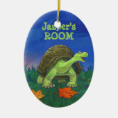 Fun Tortoise Personalized Room Ornament (Voorkant)