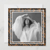 Fun Tortoise Shell Birthday Forty and Fabulous Kaart (Achterkant)