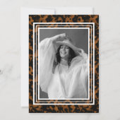 Fun Tortoise Shell Birthday Forty and Fabulous Kaart (Achterkant)