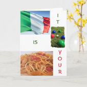 FUN & TOTAAL "ITALIAANSE STIJL" BIRTHDAY-KAART KAART (Gele Bloem)