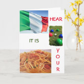 FUN & TOTAAL "ITALIAANSE STIJL" BIRTHDAY-KAART KAART (Gele Bloem)