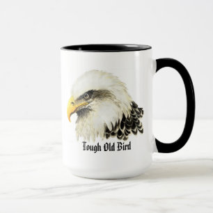 Fun "Tough old Bird" Humor Bald Eagle Bird Mok