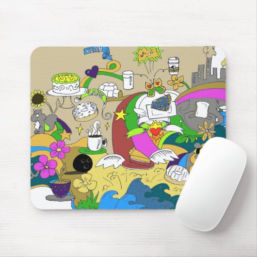 Fun Town Mousepad Muismat (Met muis)