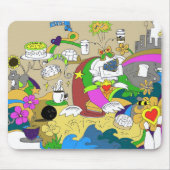 Fun Town Mousepad Muismat (Voorkant)