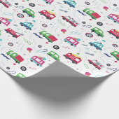 Fun Toy Pattern Gift Wrap for Children’s Birthdays Cadeaupapier (Hoek)