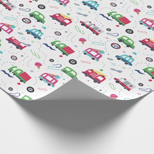 Fun Toy Pattern Gift Wrap for Children’s Birthdays Cadeaupapier (Hoek)
