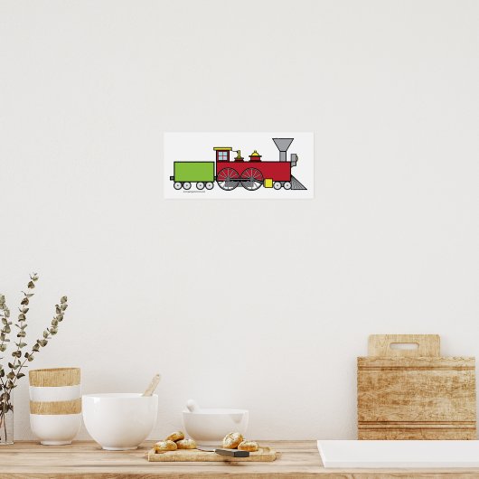 Fun Train Poster (Keuken)