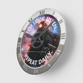 Fun Train Stop Kijk herhalen Ronde Klok (Hoek)