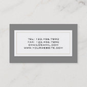 Fun Travel Agent Visitekaartje (Achterkant)