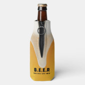 Fun Trendy Beer Quote Cooler Gift (Fles Achterkant)