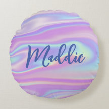 Fun Trendy Faux Iridescent Personalised w/ Name