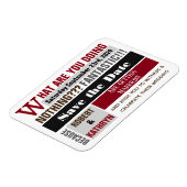Fun & Trendy "Save the Date" Weddenschap Magneet (Linkerzijde)