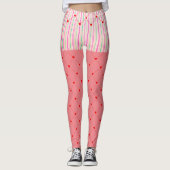 Fun Trendy Shorts Kijk Hearts Leggings (Voorkant)