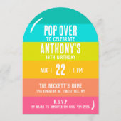 Fun & Trendy Summer Popsicle Elke Leeftijd Verjaar Kaart (Voorkant)