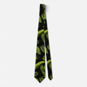 Fun Trendy Tropical Leaves Stropdas (Voorkant)